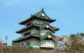 Hirosaki Castle in the spring season